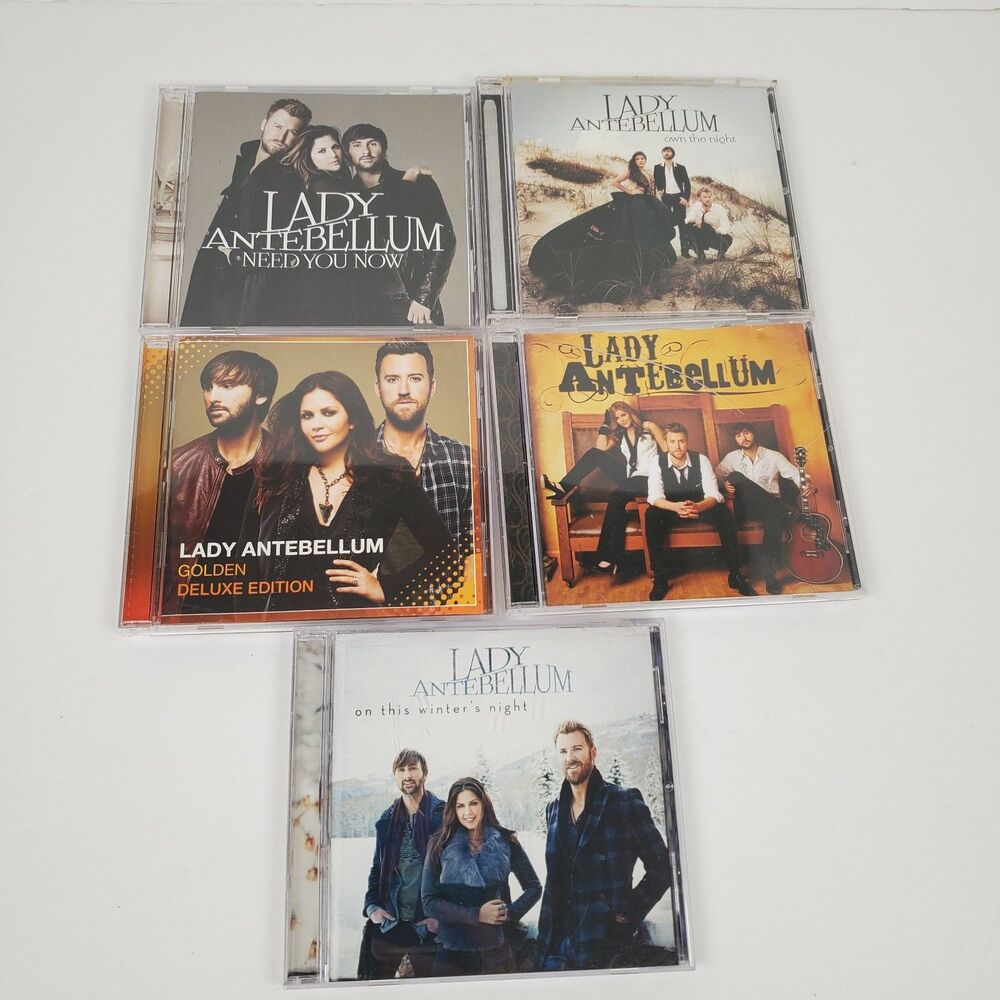 Lady‎ Antebellum 5 CD Lot Golden Own the Night Need You Now